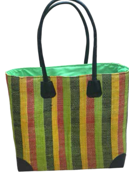 BASIC SIMILI STRIPE- green stripe