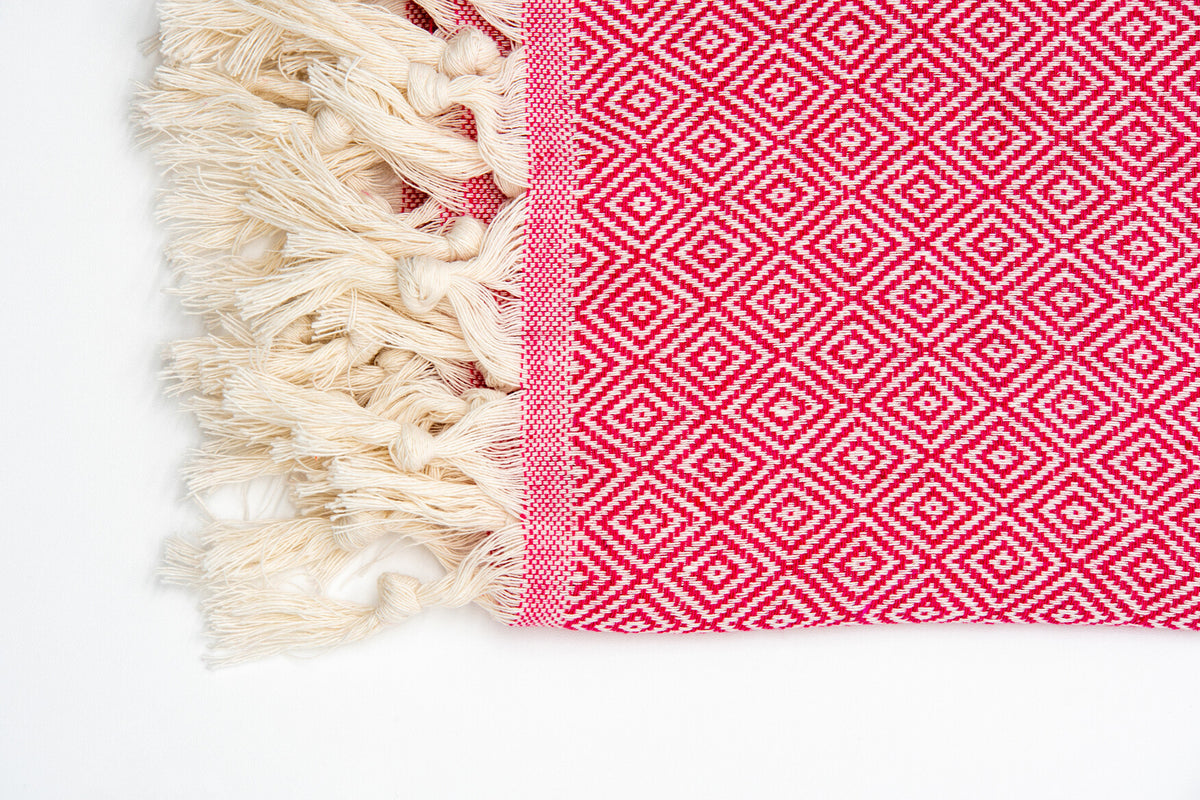 Turkish Cotton Towel - pink
