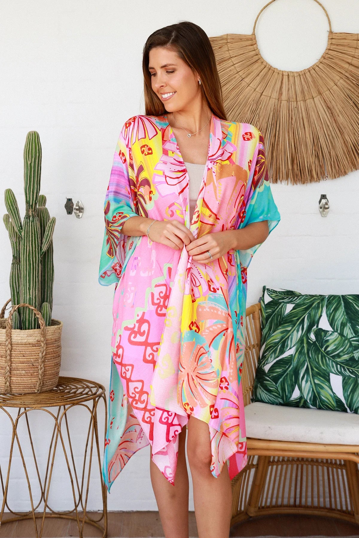 Kourtney beach kimono