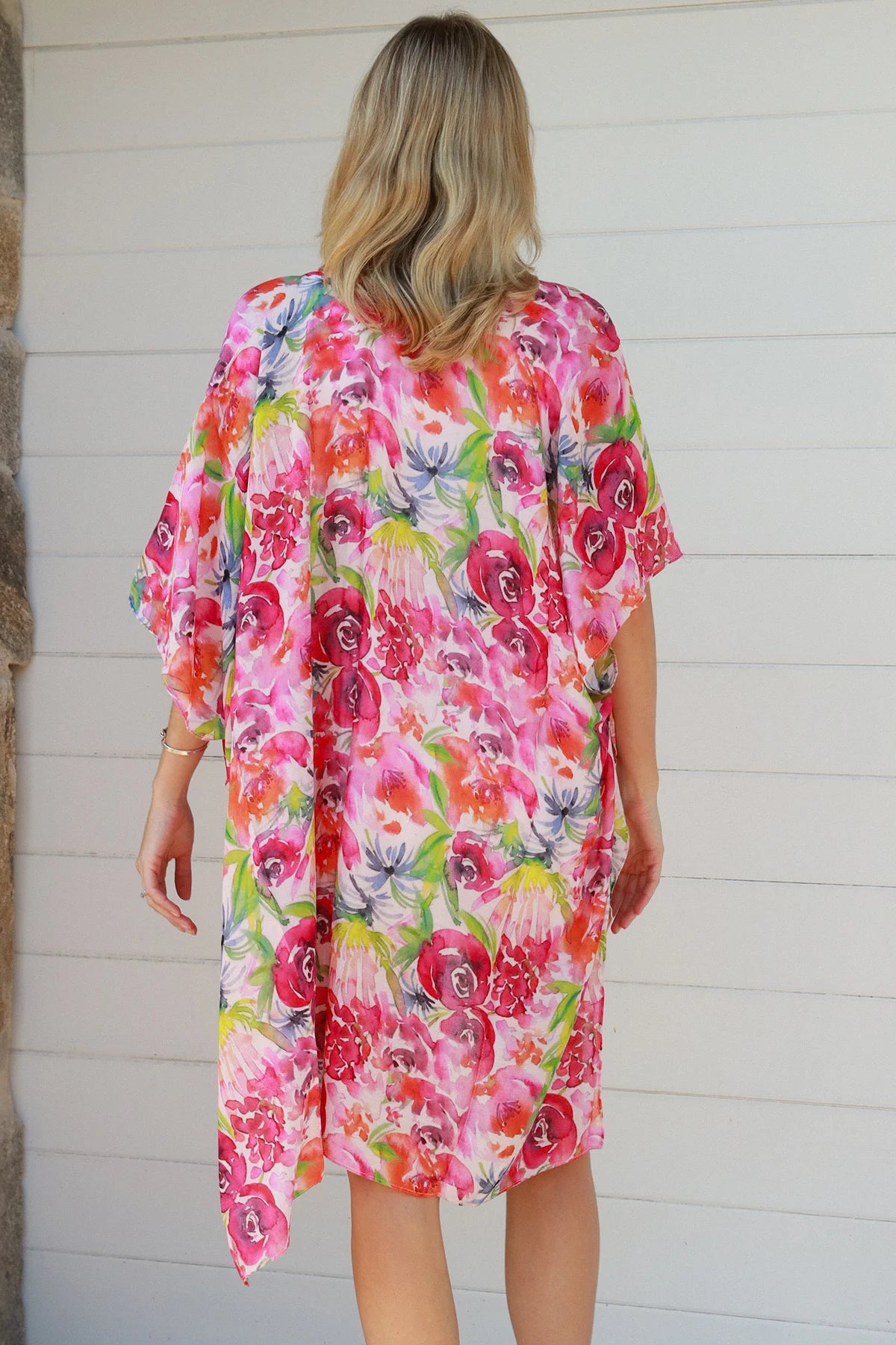 Kitty beach kimono