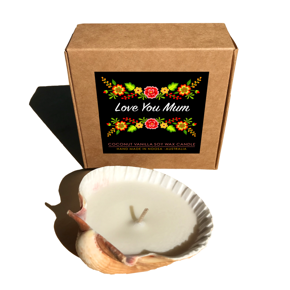 Shell Candle | MUM | Tattoo Design | Scallop | Hunter Gatherer