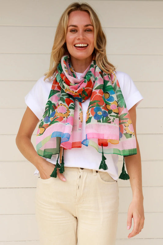 Maria bright scarf