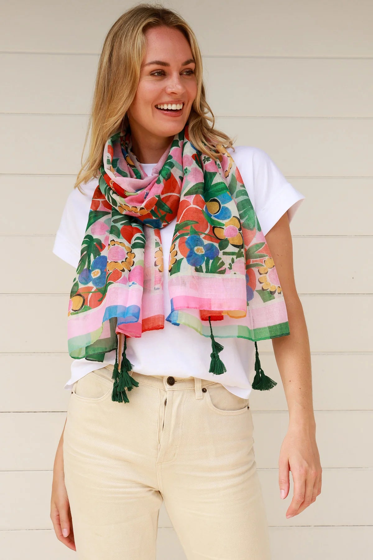 Maria bright scarf