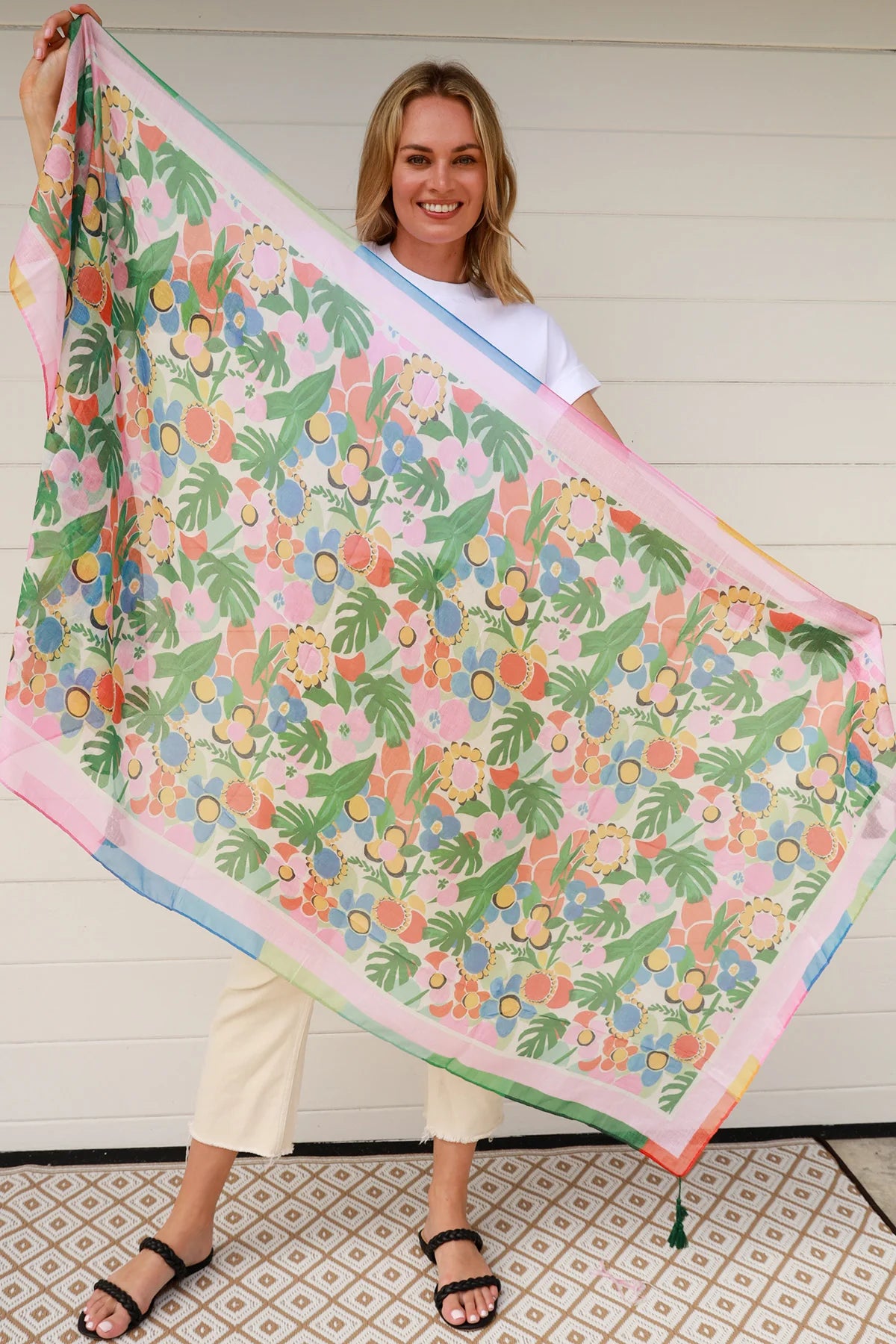 Maria bright scarf