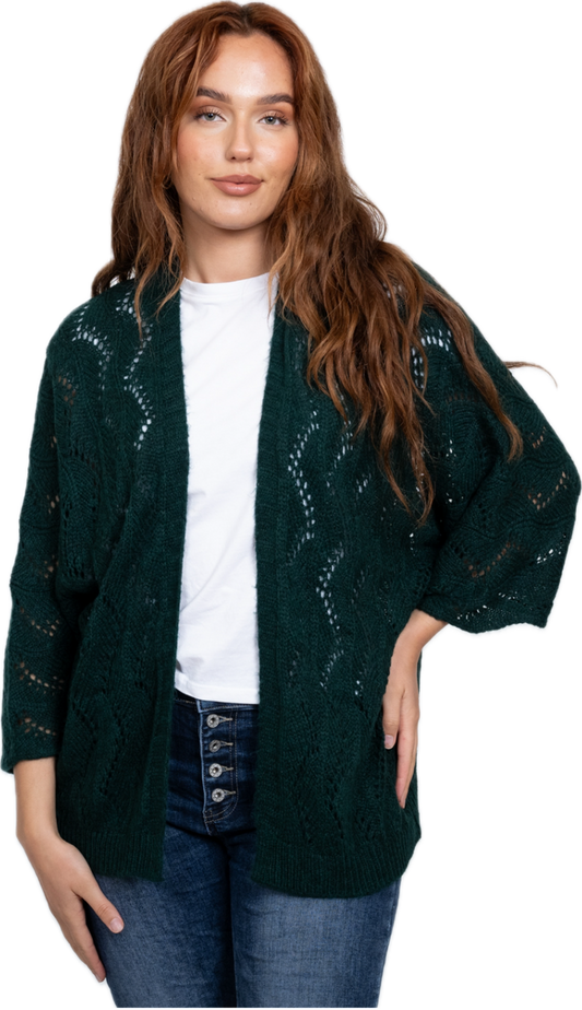 Luna Italian Cardigan - green-reduced