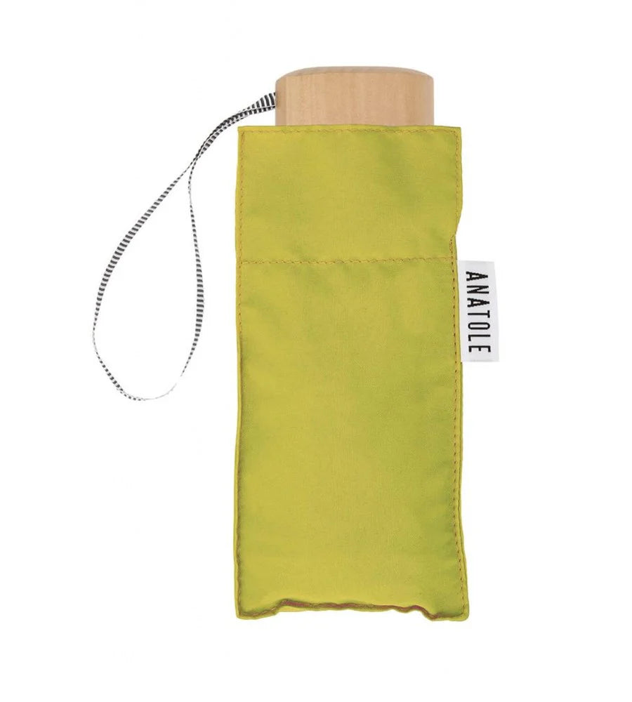 Anatole Micro Collapsible Umbrella - citrus lime