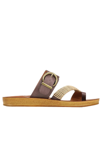 Bria Sandal in Mocha