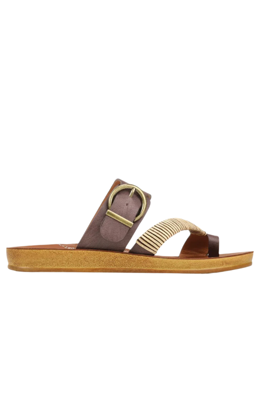 Bria Sandal in Mocha