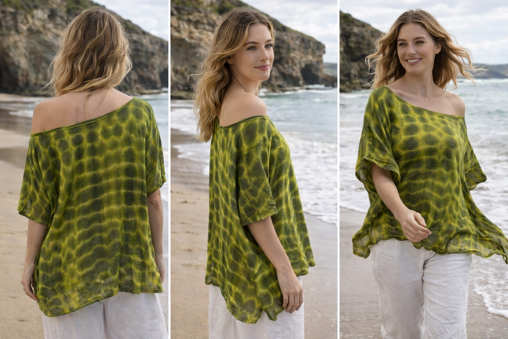 Earth Wave Off-Shoulder Top