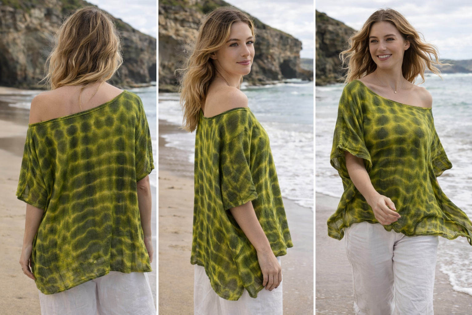Earth Wave Off-Shoulder Top