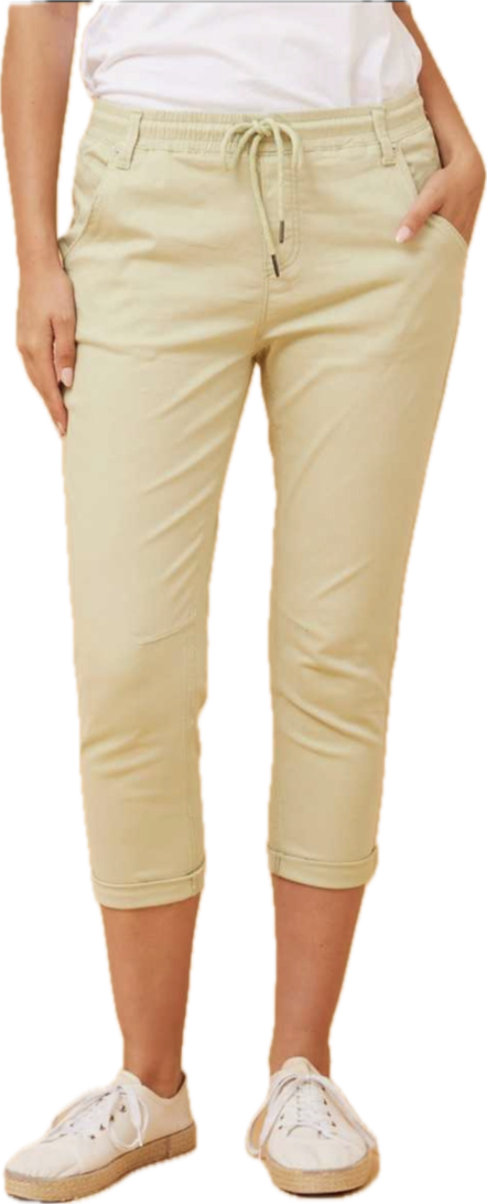 Janja Solid jogger pants - Honeydew