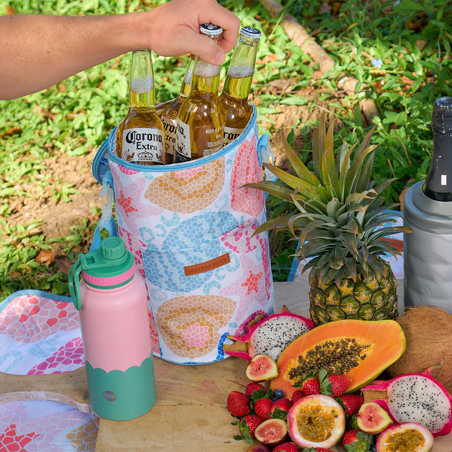 Picnic Cooler Bag - Tall Barrel - Shelly Beach