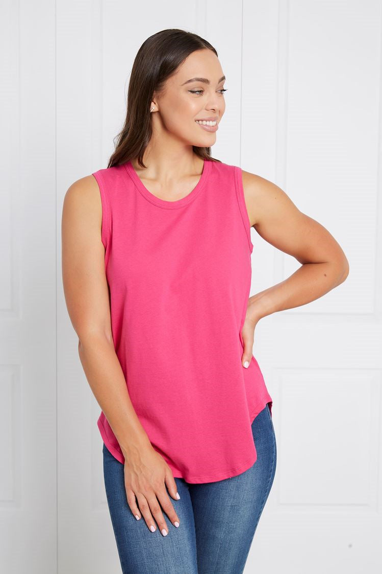 Danica Singlet Shirt - Pink