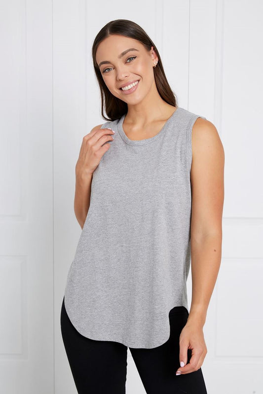 Danica Singlet Shirt - Grey