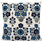 Suzani Floral Cushion - Blue