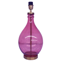 Ariana Glass Lamp - Pink