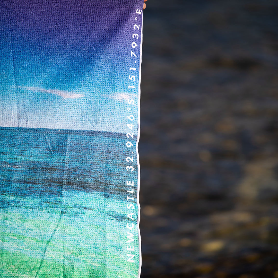 Freshy Newy Destinations beach towel