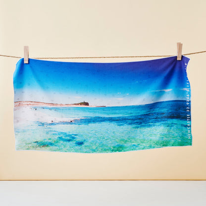 Freshy Newy Destinations beach towel