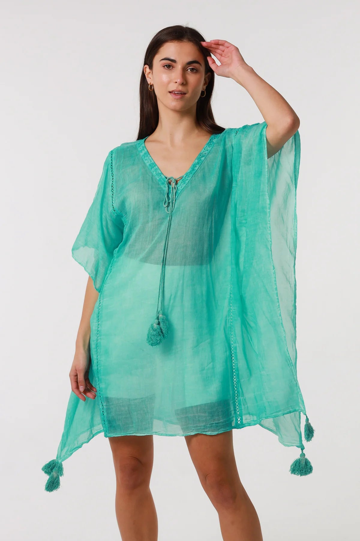 Seanna emerald kaftan