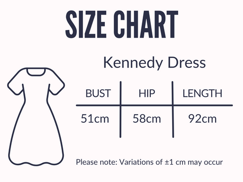 Blue Plain Kennedy Dress