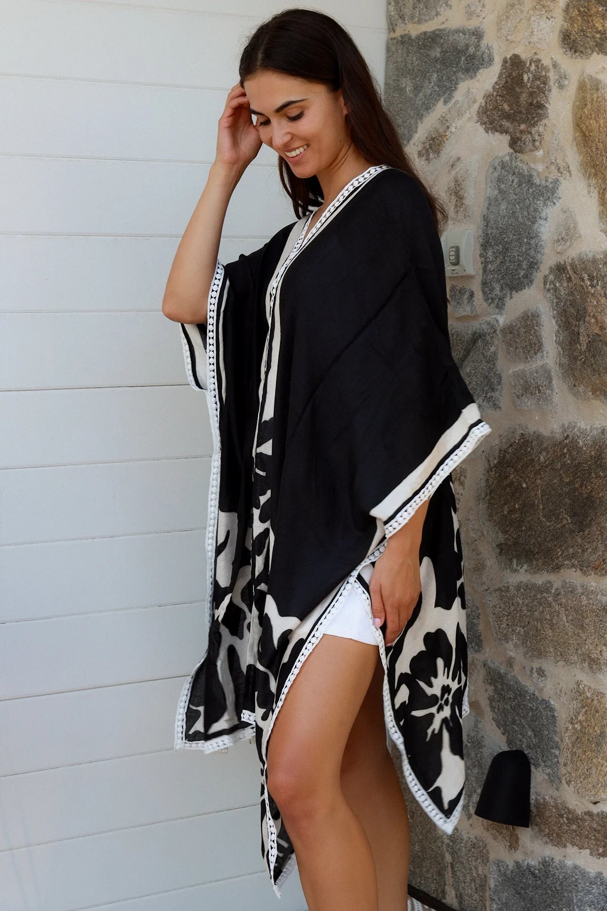 Kellie throw over beach Kaftan