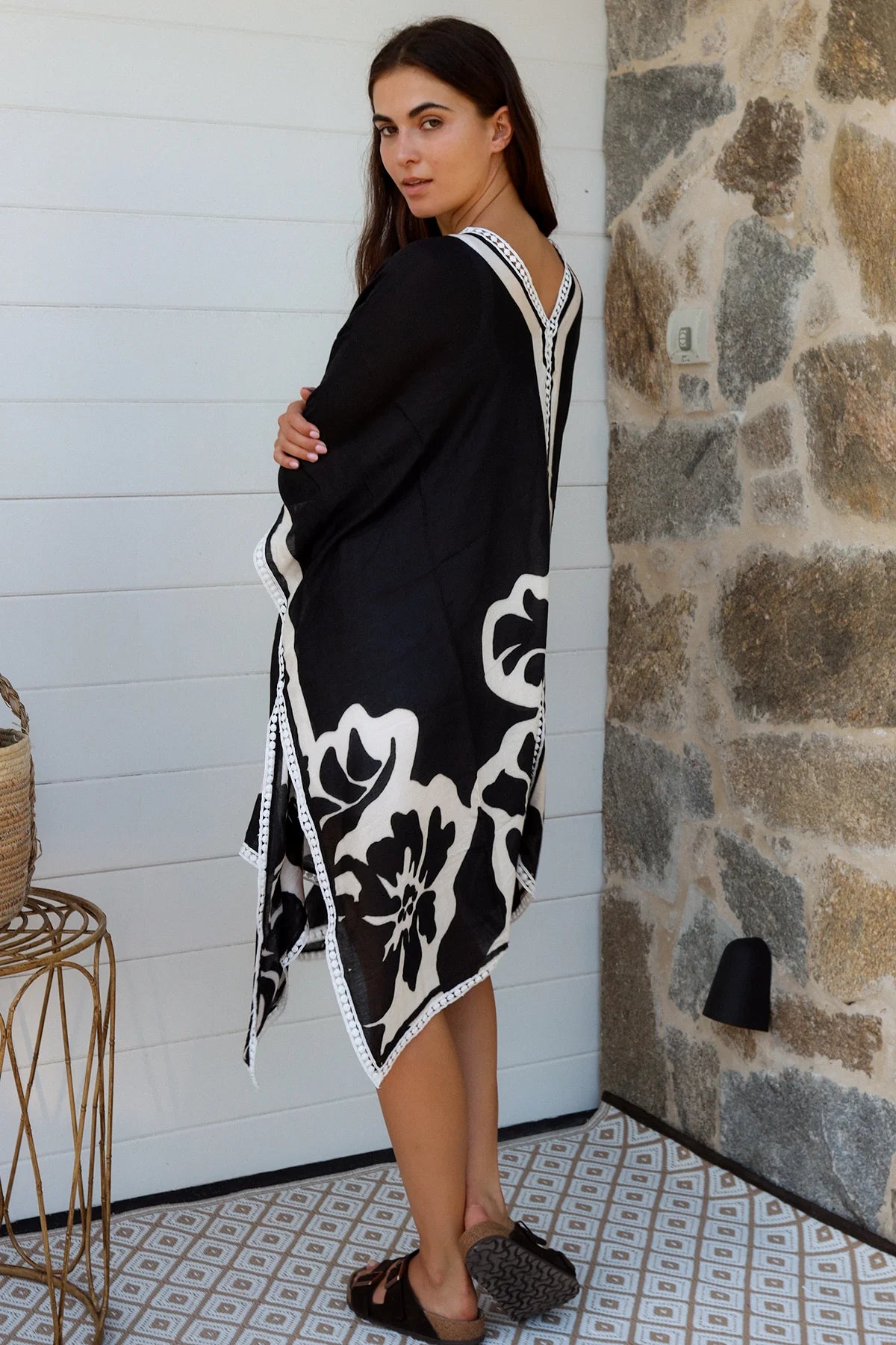 Kellie throw over beach Kaftan