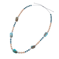 Blue scarab necklace 9