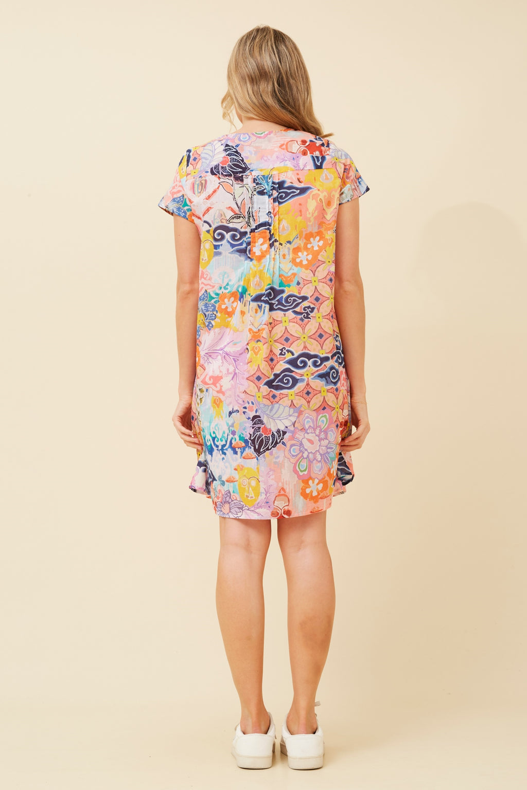 SHALI PLEAT DETAIL DRESS