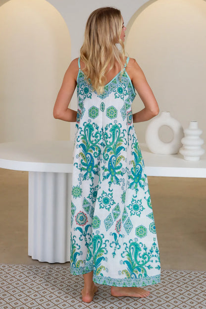 Cindy Emerald Summer dress