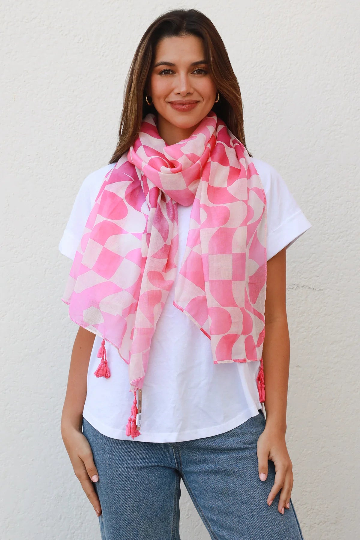 Pink scarf