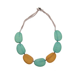 Blue Scarab Sia Necklace