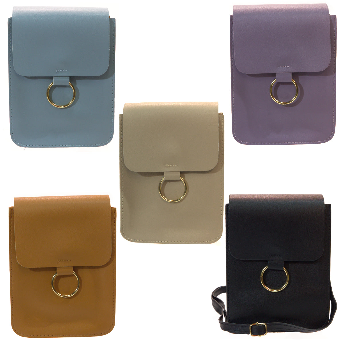 Gretchen crossbody Pouches in assorted colours