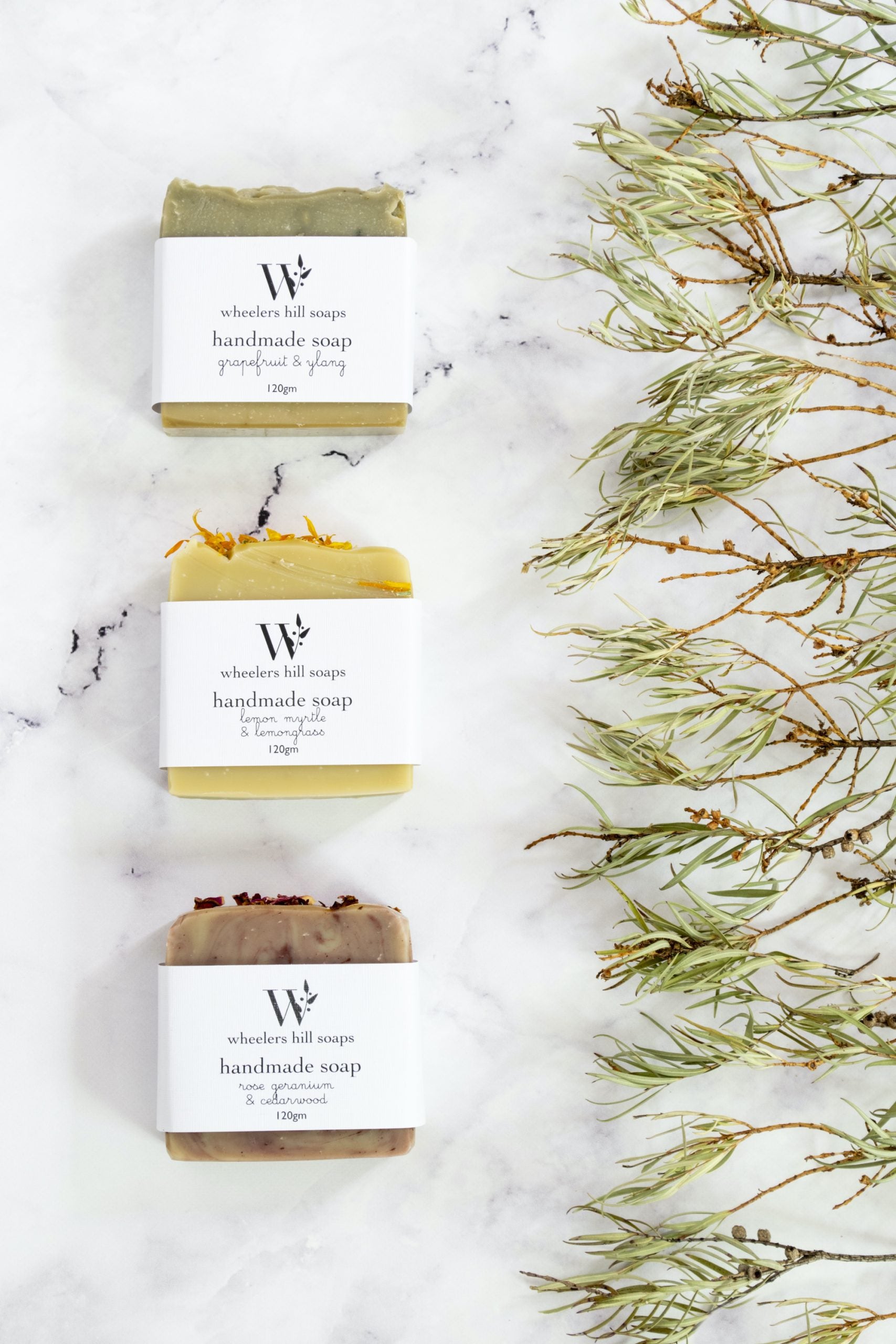 Wheelers Hill Soap Bar – Black Pepper. Patchouli & Cedarwood