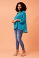 Bellina button up shirt -Turquoise
