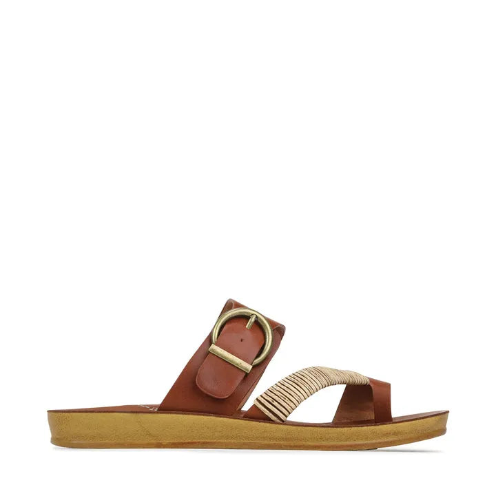 Bria Sandal in Cognac