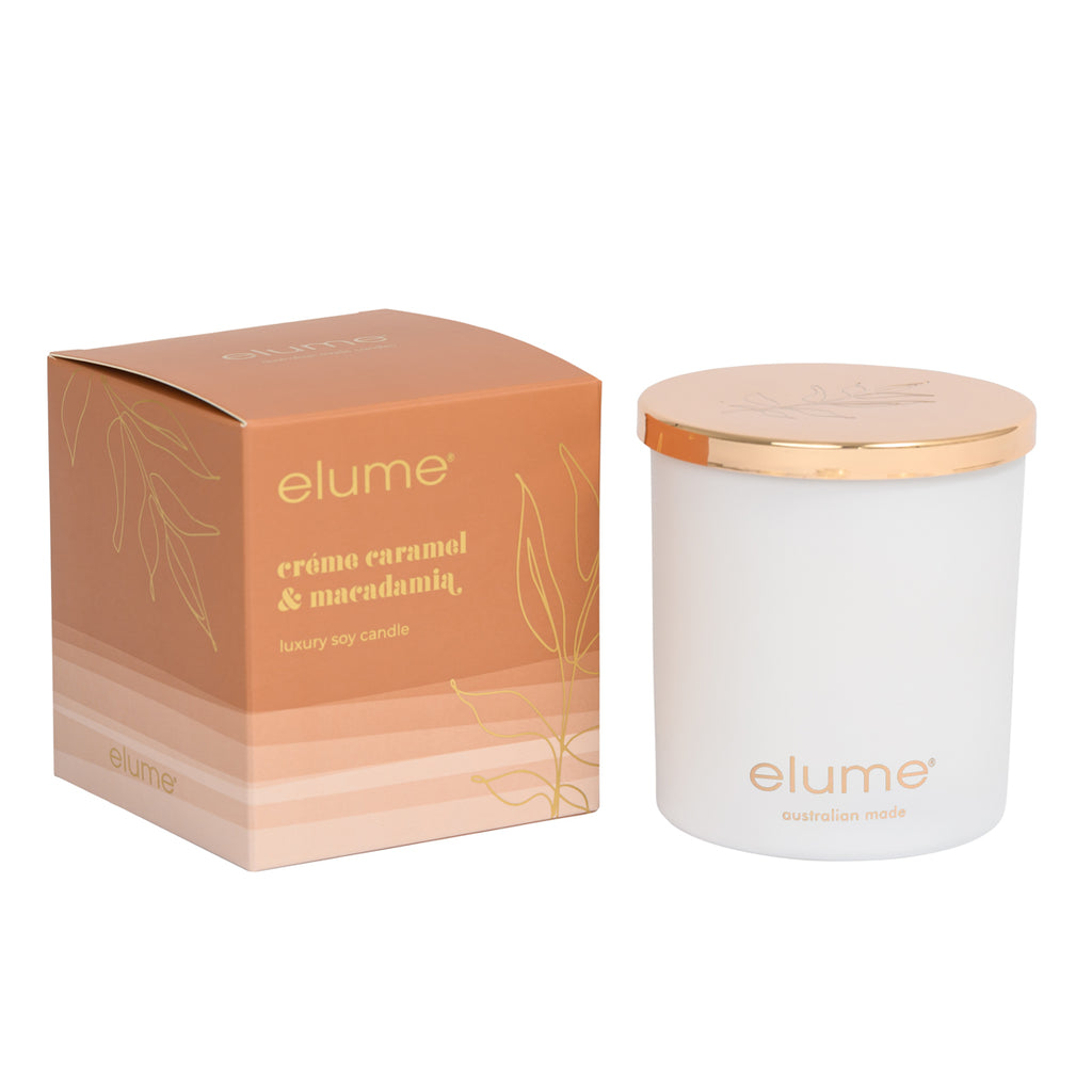 Creme Caramel & Macadamia Soy Candle