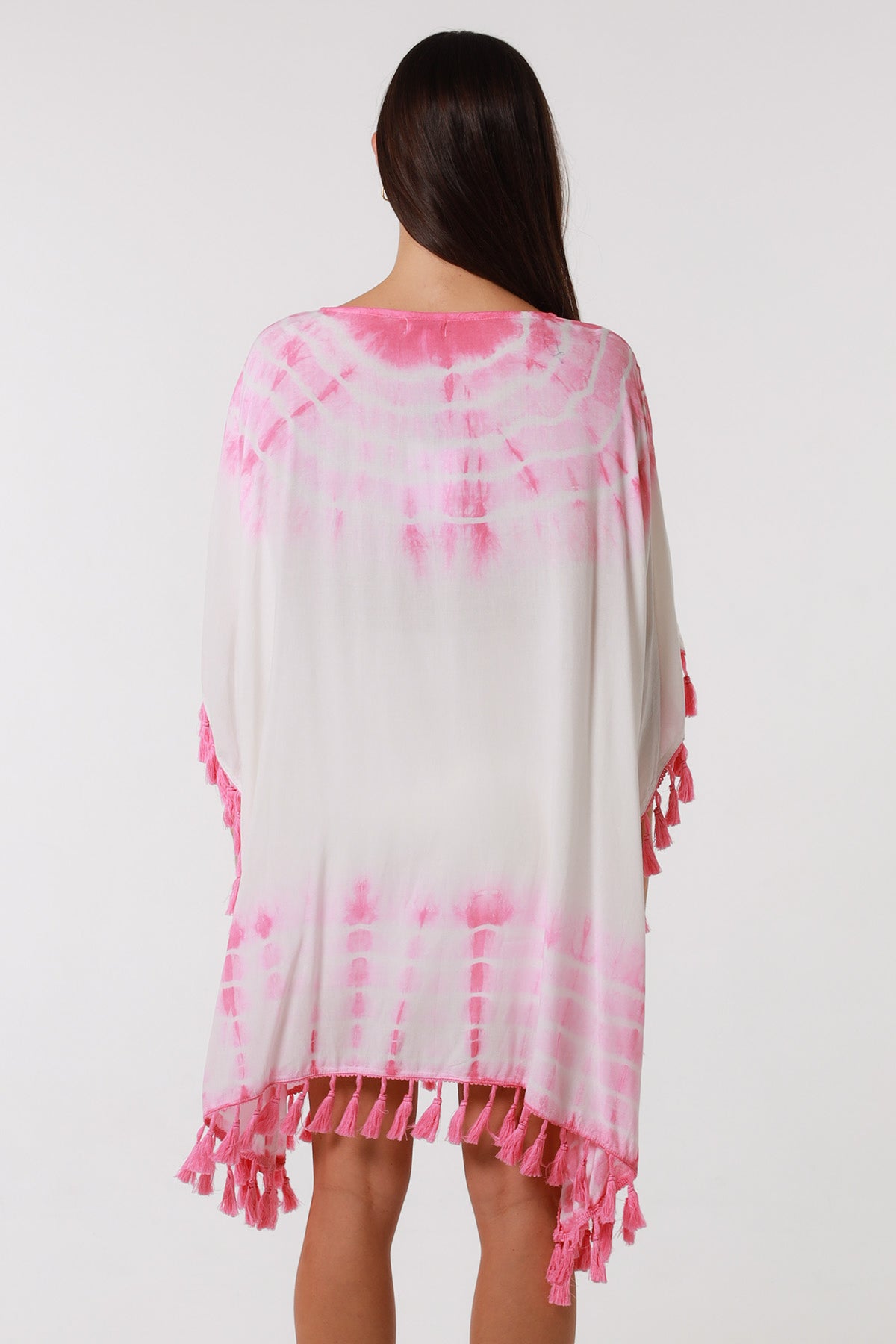 Danika Blush cotton kaftan dress