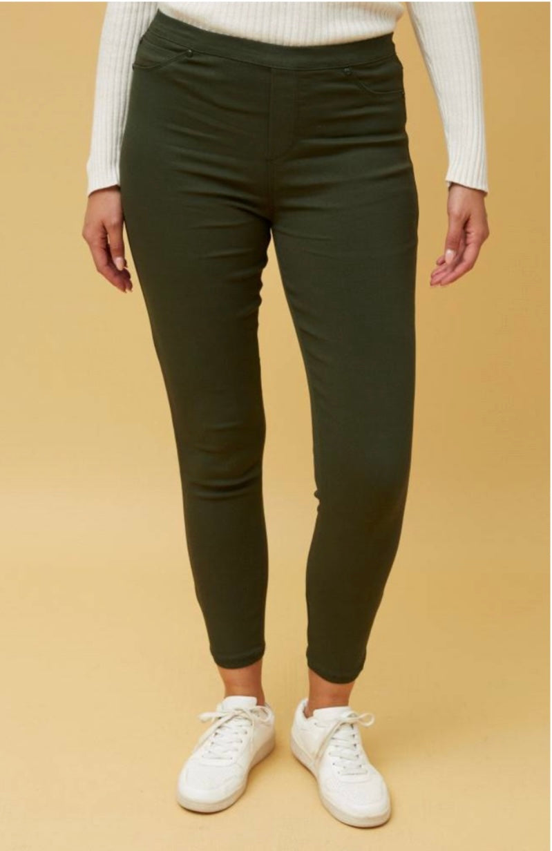 Army green Jeggings