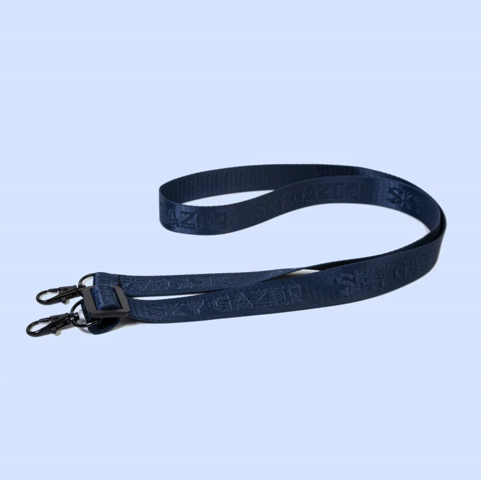 sky gazer wet bag adjustable strap in navy