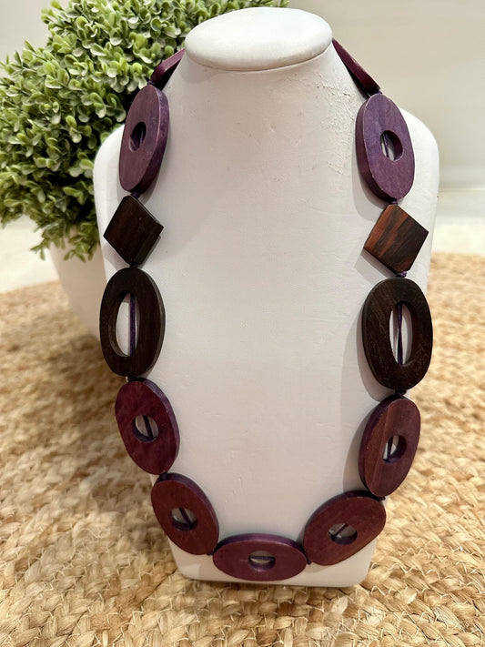 purple disk color handmade by Lisa J