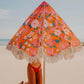 Salty Shadows Bloom Beach Umbrella