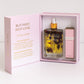 box of bopo women self love gift set, self love body oil and Aphrodite perfume roller