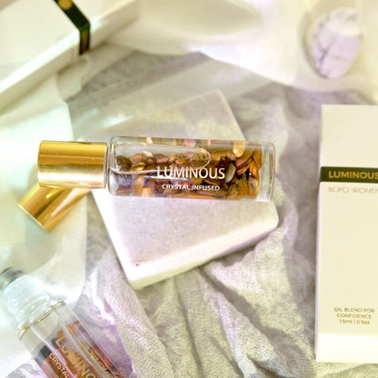 luminous crystal infused perfume roller