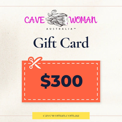 cave woman australia gift card $300