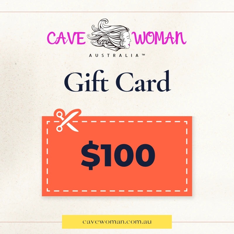 cave woman australia gift card $100