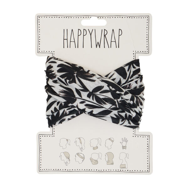 black daisy happy wrap scarf bandana 