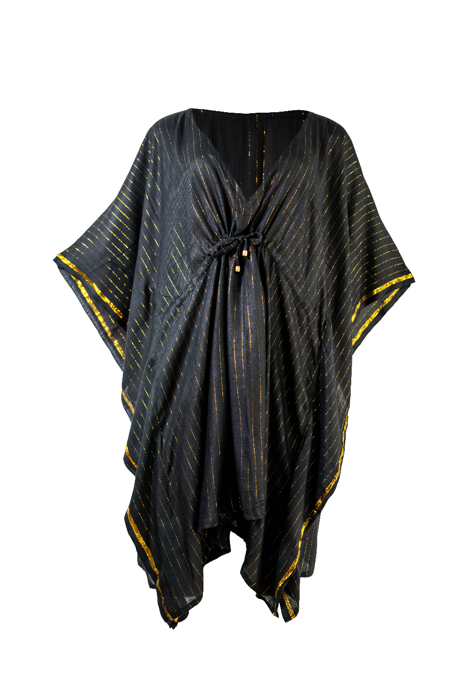 black kaftan dress by cave woman australia