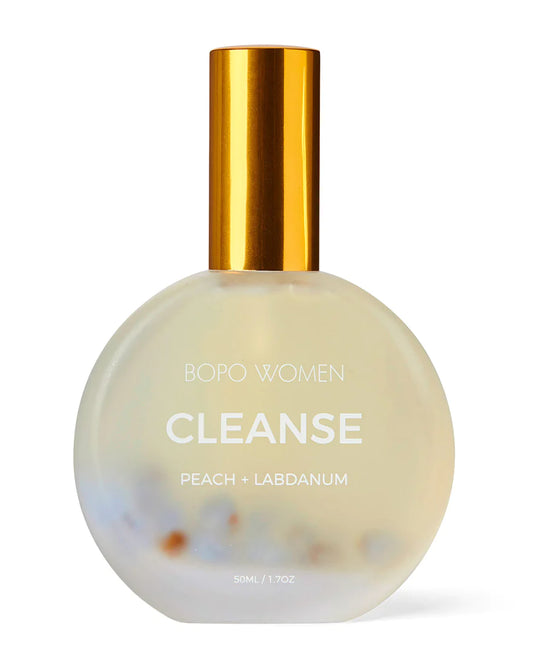 Bopo women cleanse body mist in peach + labdanum