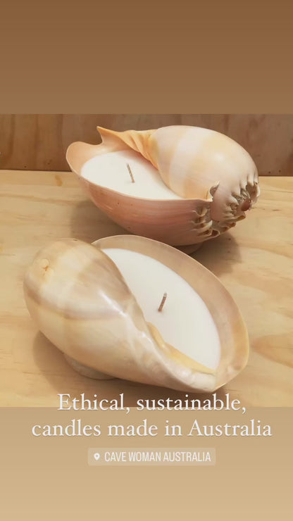 Hunter Gatherer Melo Shell Candle - Large video