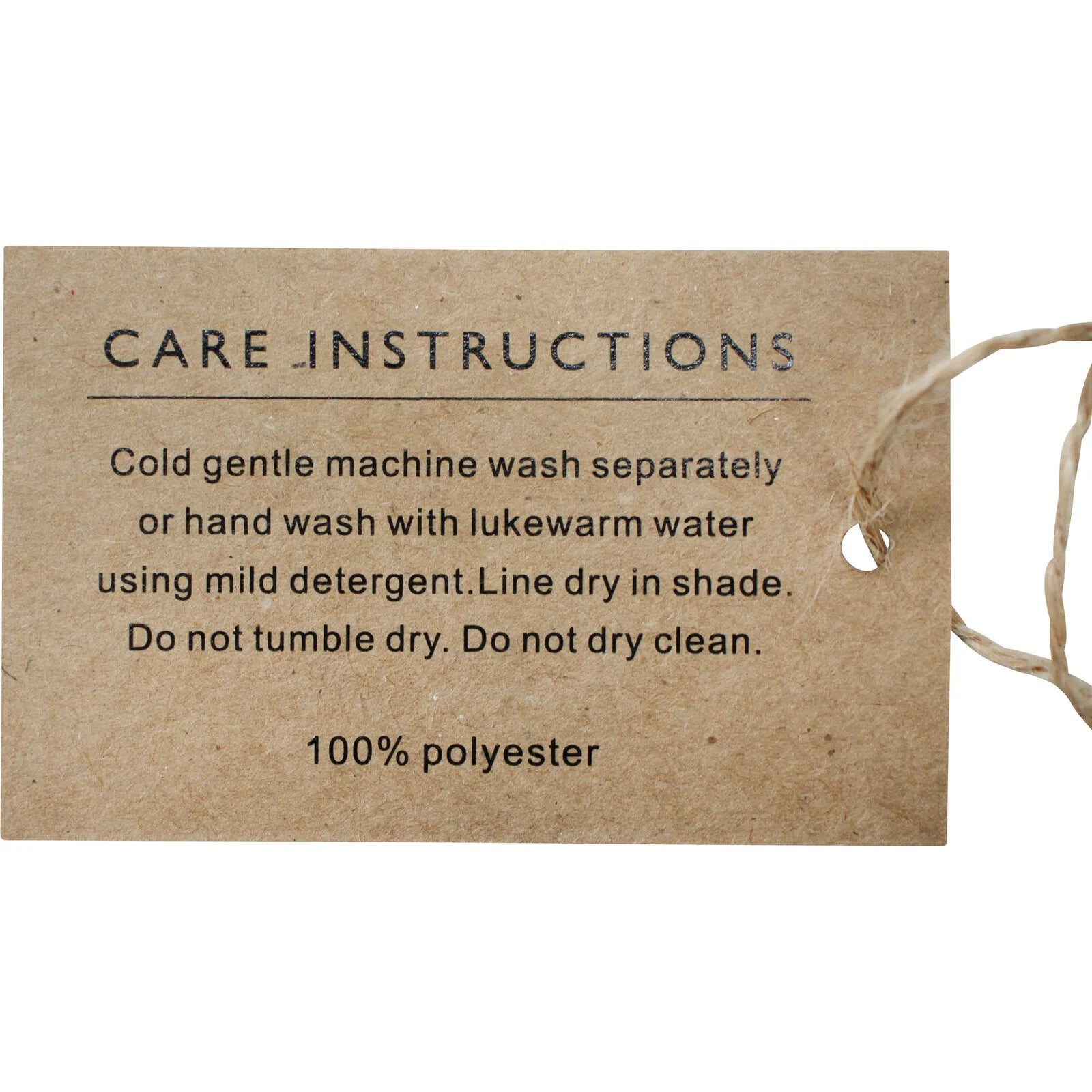care instructions for lightweight kaftan in a bag